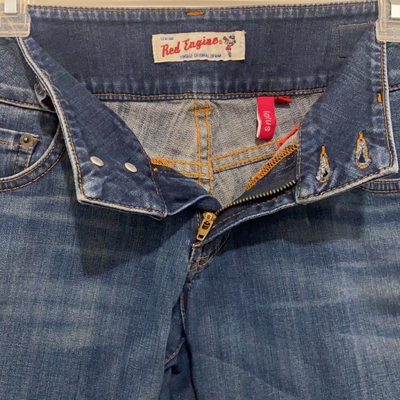 Genuine Red Engine Vintage Original Denim Lotus Waist 27 - Picture 6 of 10